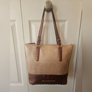 Brahmin Embossed Croc Tote